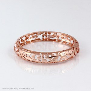 กำไลpink gold ลายตัวเลข