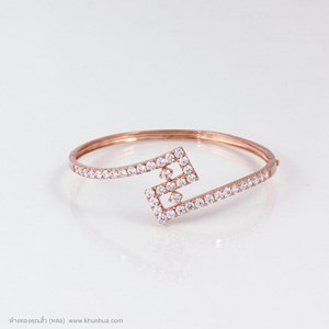 กำไลpink gold เลข 2