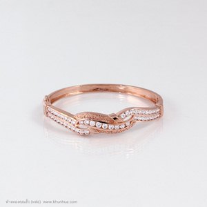 กำไลpink gold คริสตัล