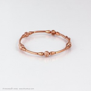 กำไลpink gold ตัดลาย