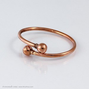 กำไล pink gold45% หัวกลมไขว้